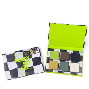 Makeup Revolution Power Shadow Palette READY SET GO 6 Shade Eyeshadow .18oz NIB